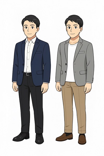 ジャケパンスタイル