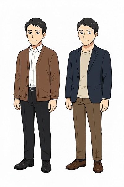 秋も春と同じ+暖色系