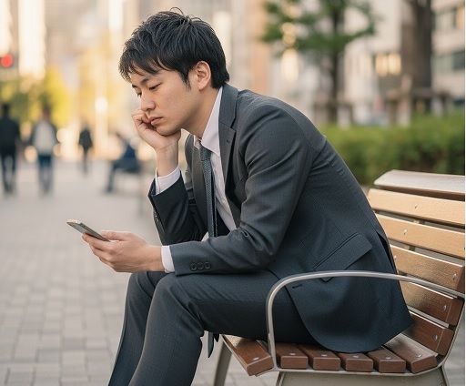 お見合いで待つ男性