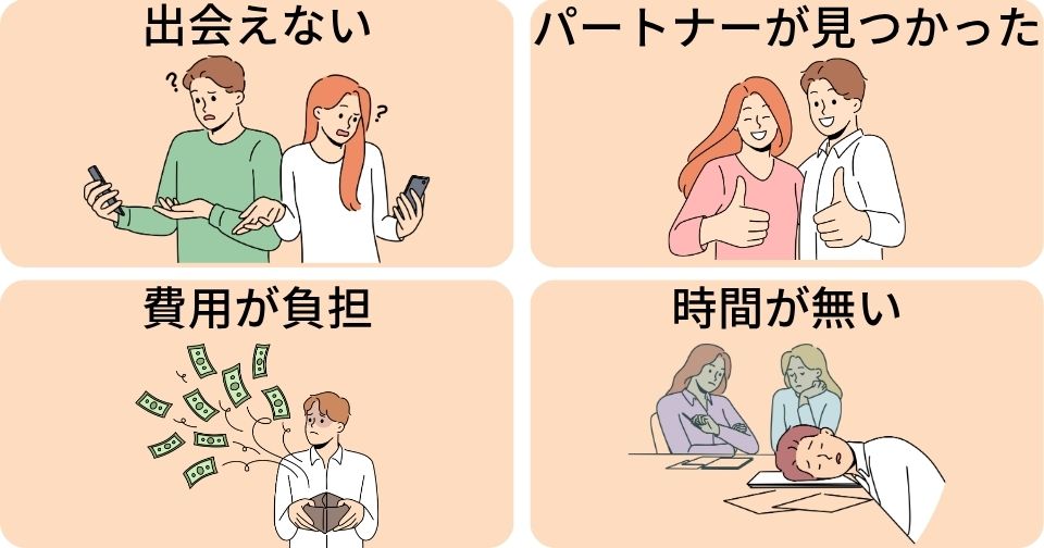 結婚相談所を退会したい人が考える4つの理由