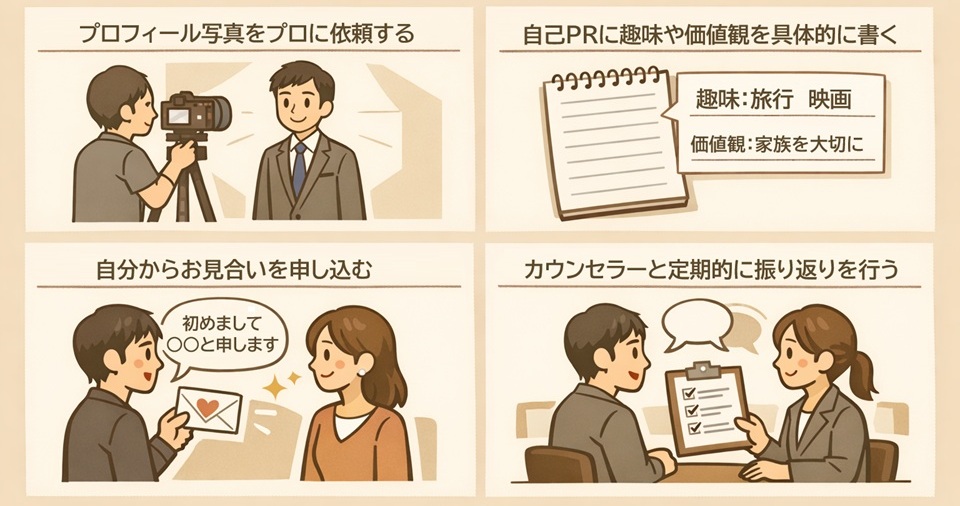 結婚相談所でお見合いの成立率を高める方法