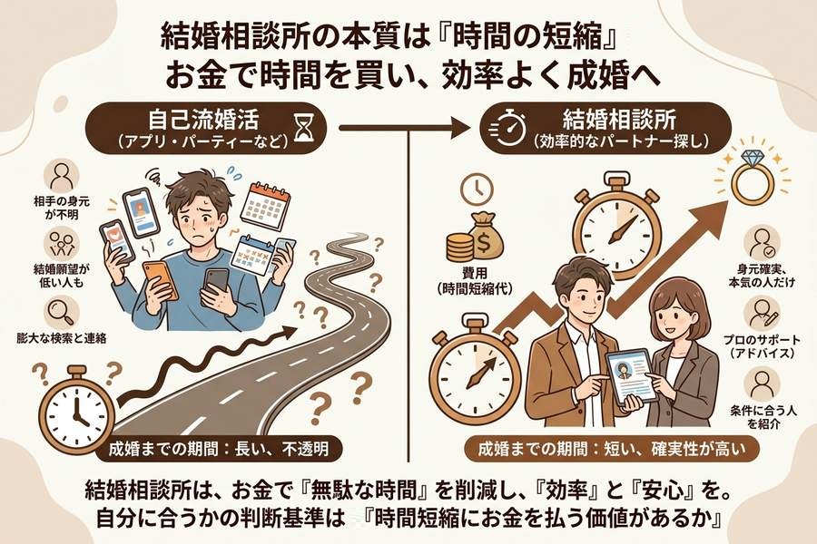 結婚相談所の本質は時間の短縮