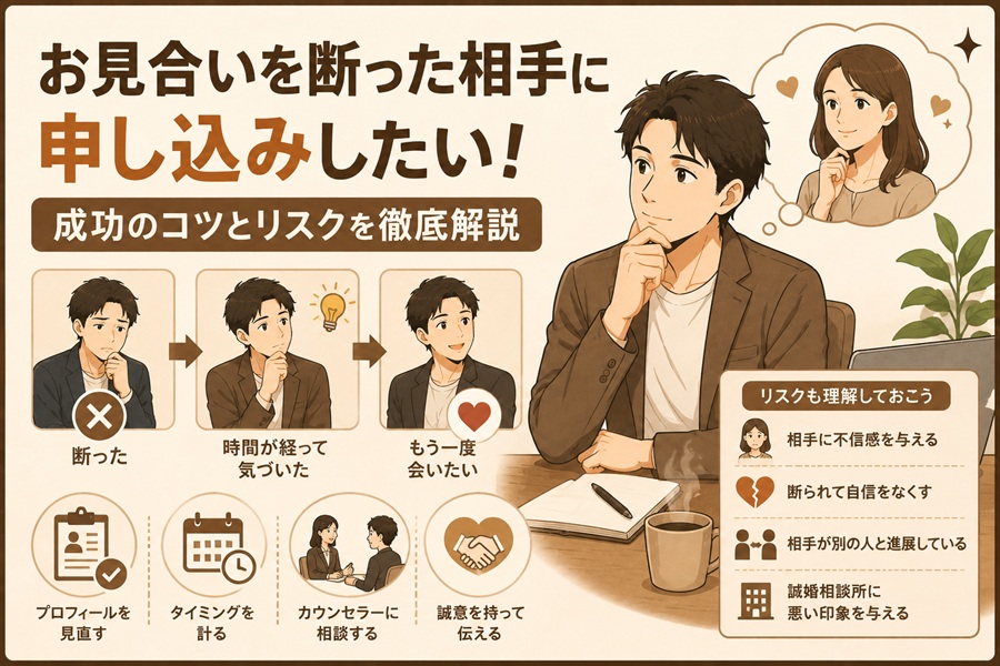 断った相手に再び惹かれる理由のイメージ図