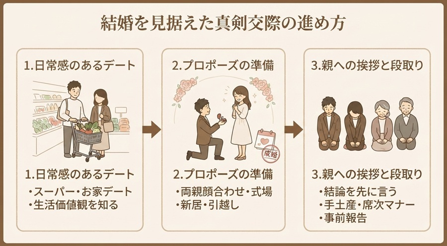 結婚を見据えた真剣交際の進め方